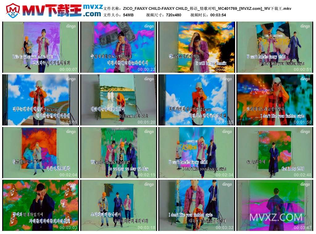 ZICO_FANXY CHILD-FANXY CHILD_韩语_情歌对唱_MC401769